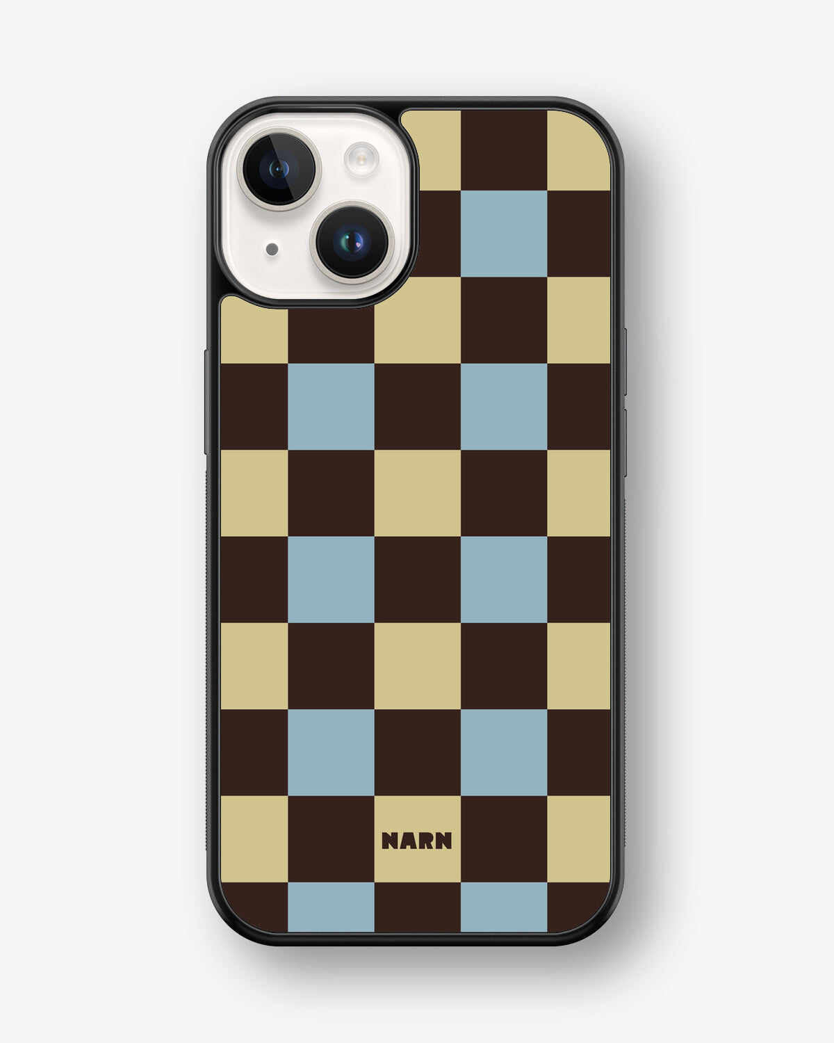iPhone 14 Plus Hard Case – Butter Check - View 1