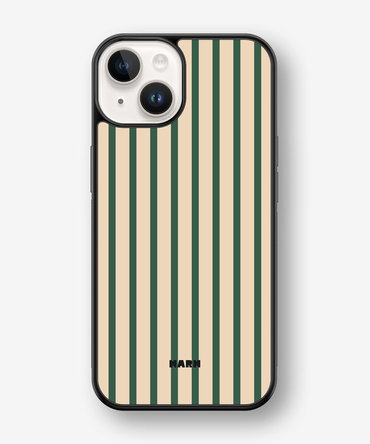 iPhone 14 Plus Hard Case – Evergreen Stripe - View 1