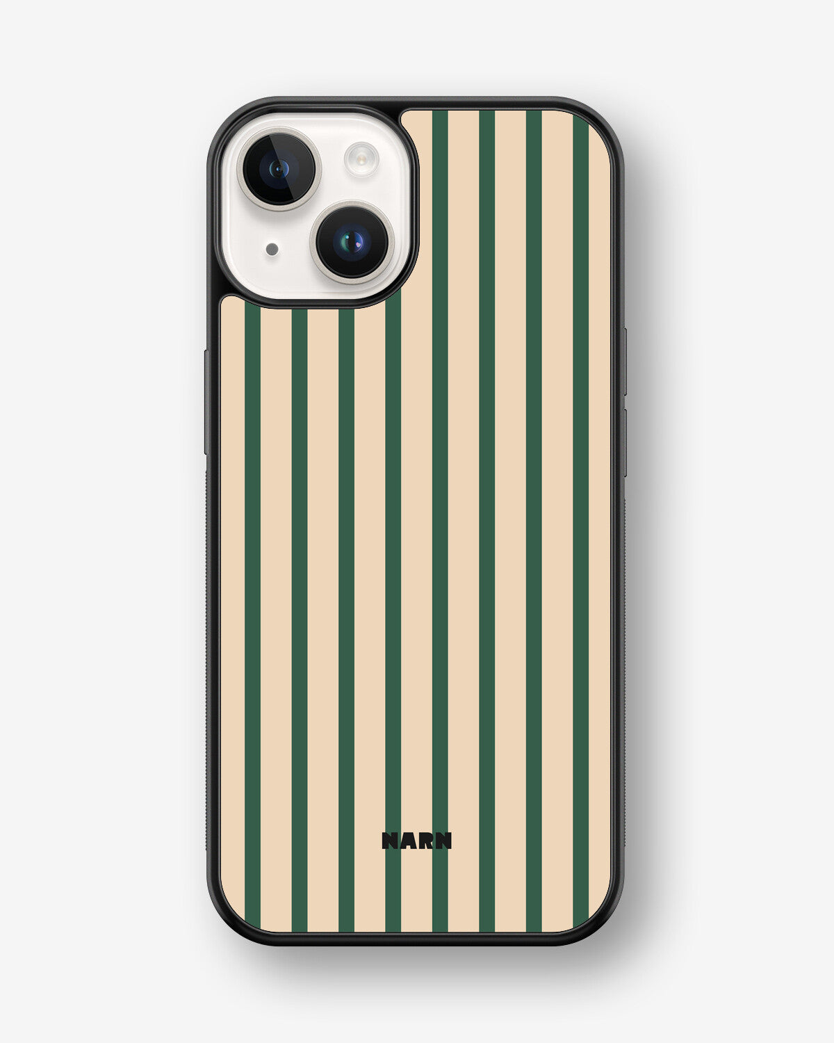iPhone 14 Plus Hard Case – Evergreen Stripe - View 1