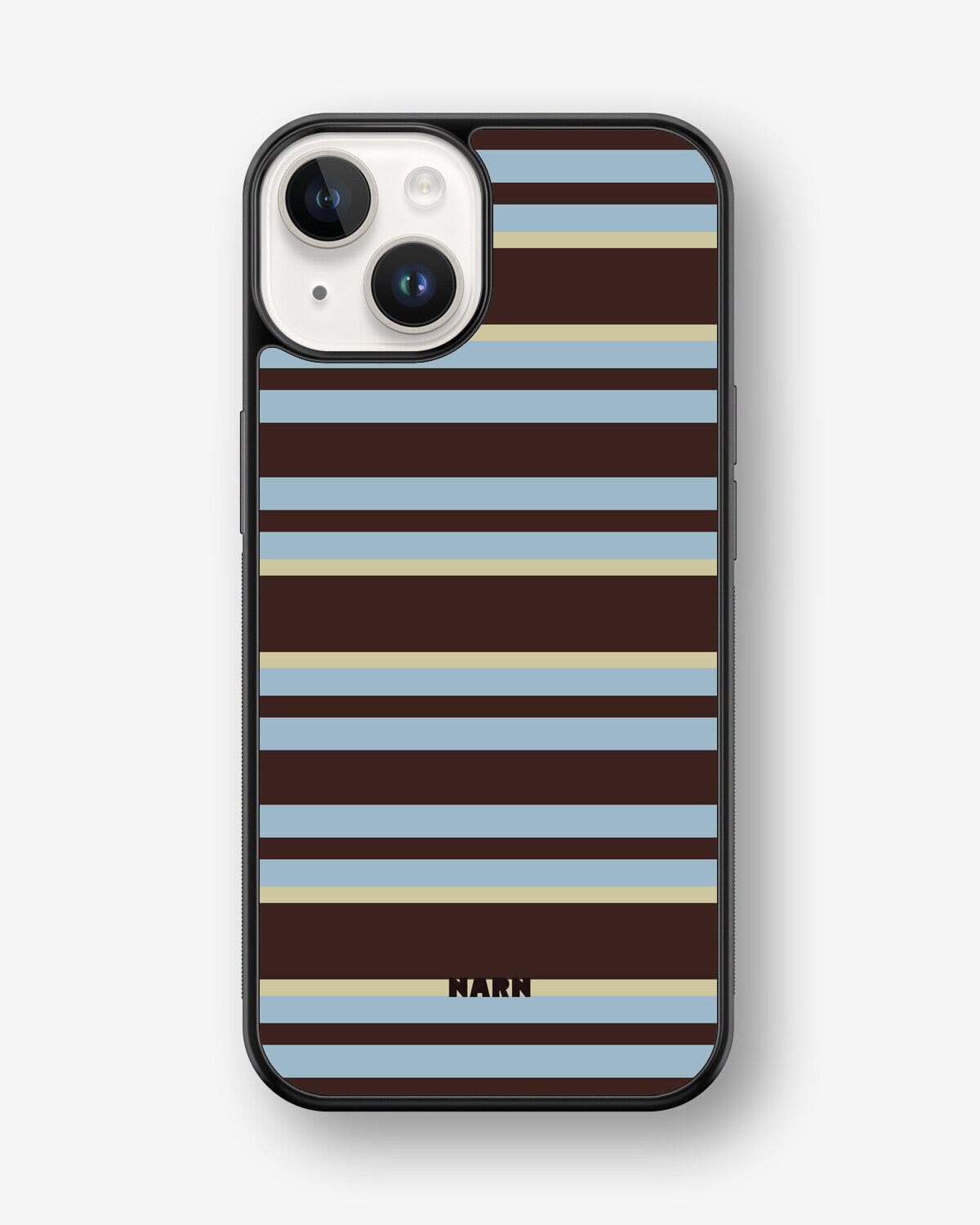 iPhone 14 Plus Hard Case – Latte Lines - View 1