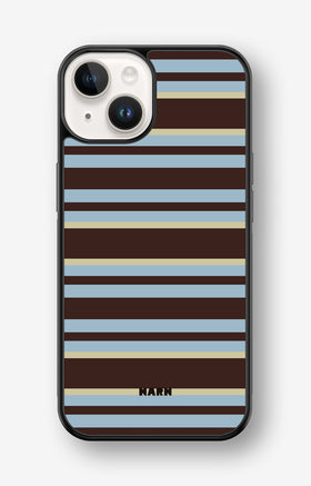 iPhone 14 Plus Hard Case – Latte Lines - View 1