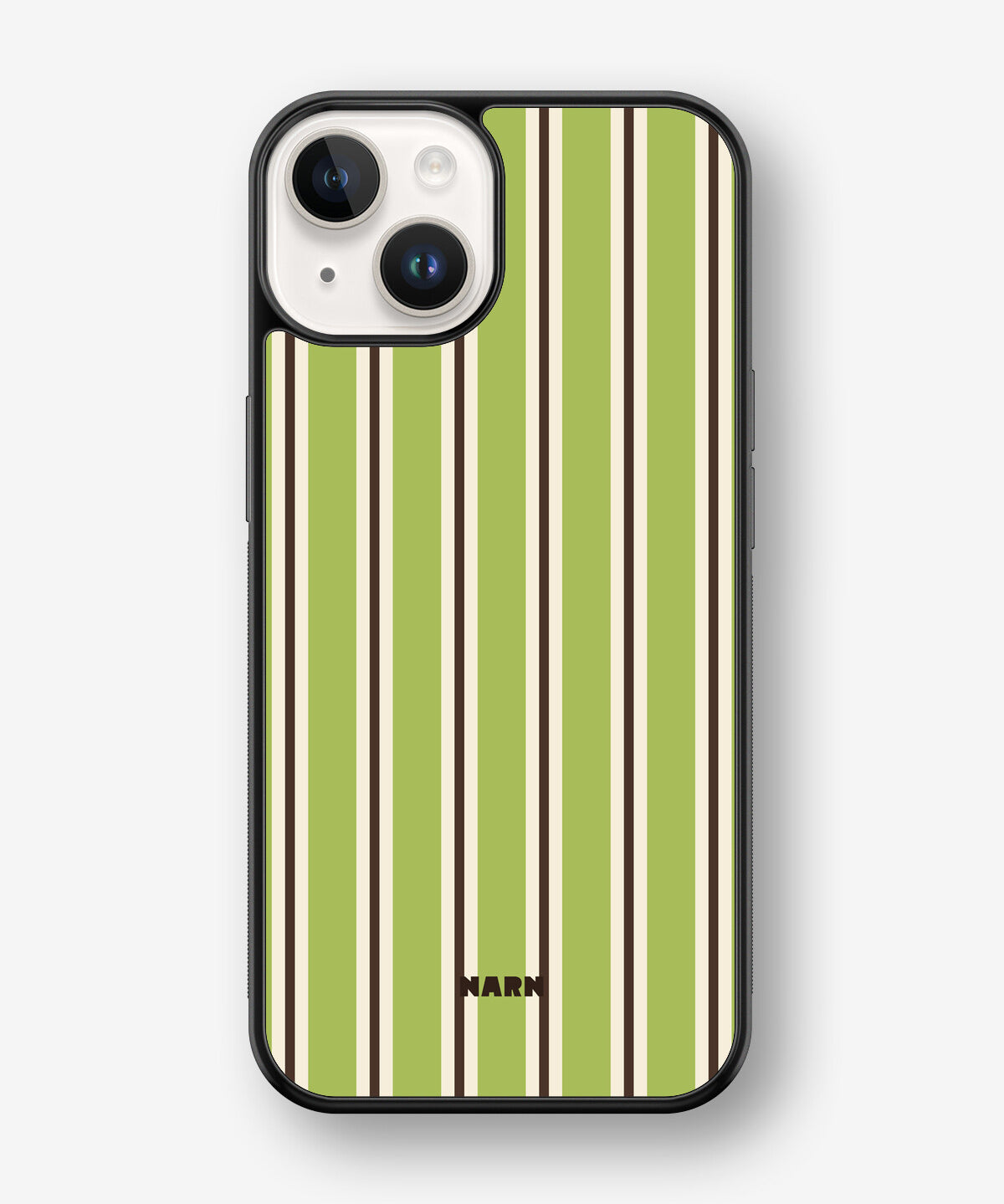 iPhone 14 Plus Hard Case – Matcha Lines - View 1