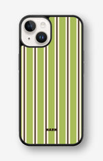 iPhone 14 Plus Hard Case – Matcha Lines - View 1