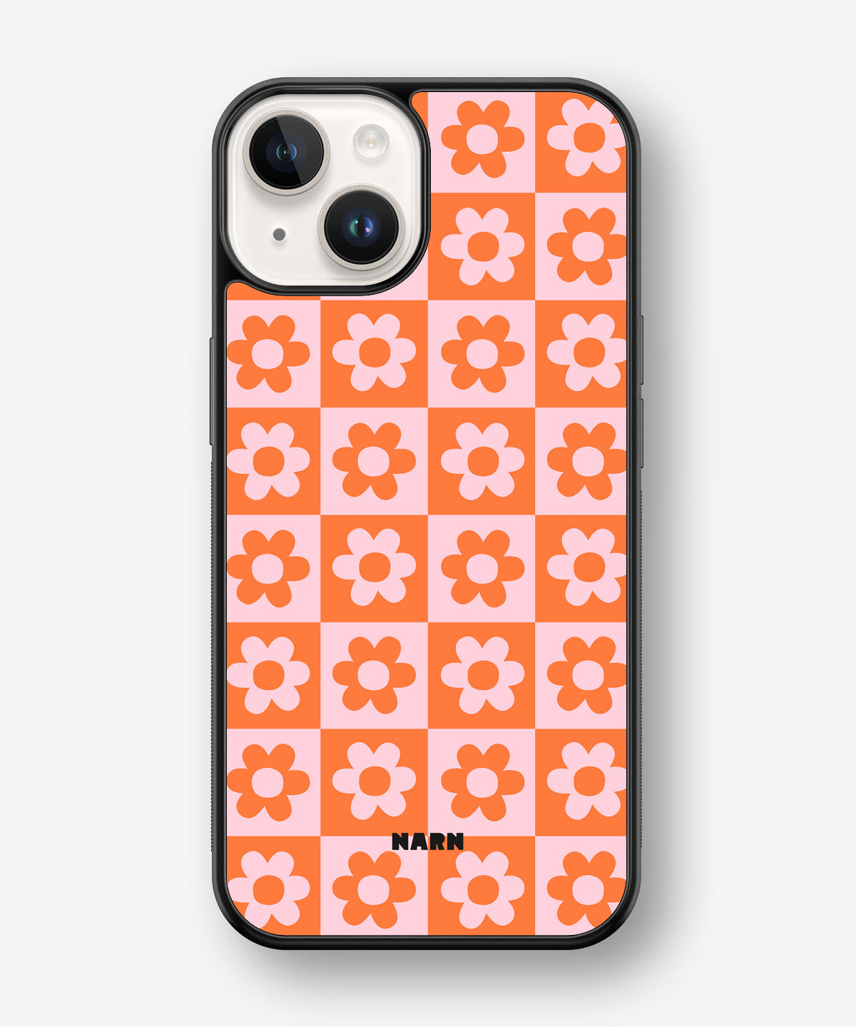 iPhone 14 Plus Hard Case – Peach Petals - View 1