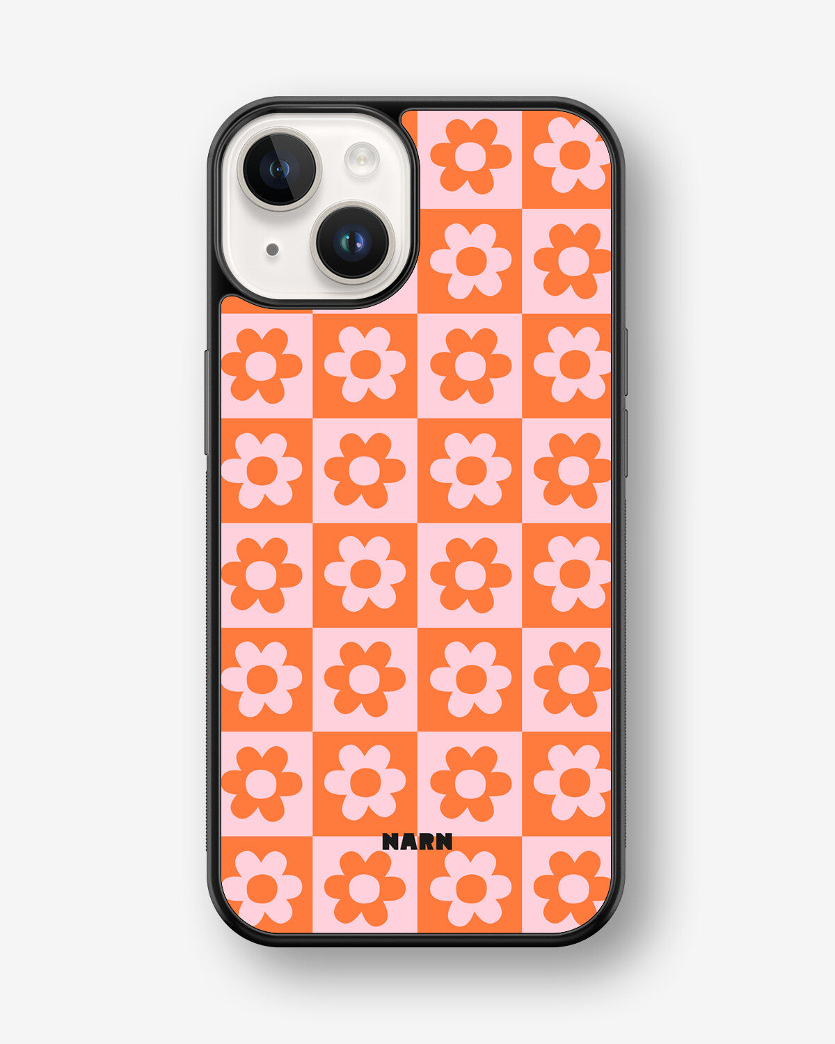 iPhone 14 Plus Hard Case – Peach Petals - View 1