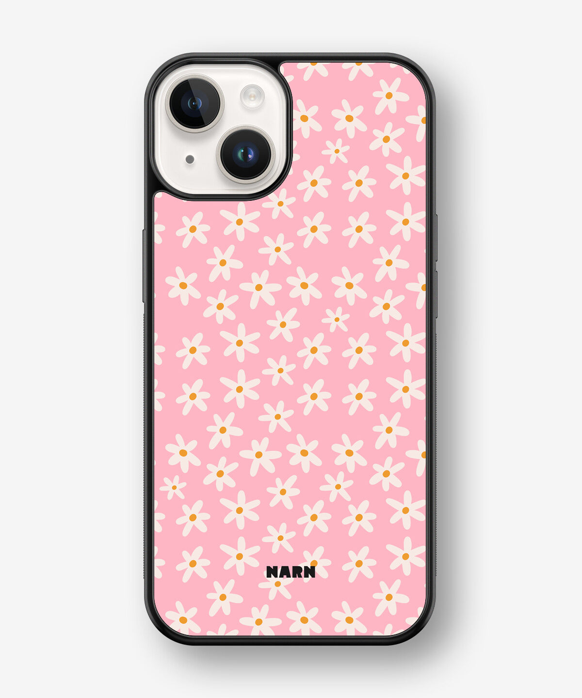 iPhone 14 Plus Hard Case – Pink Daisy - View 1