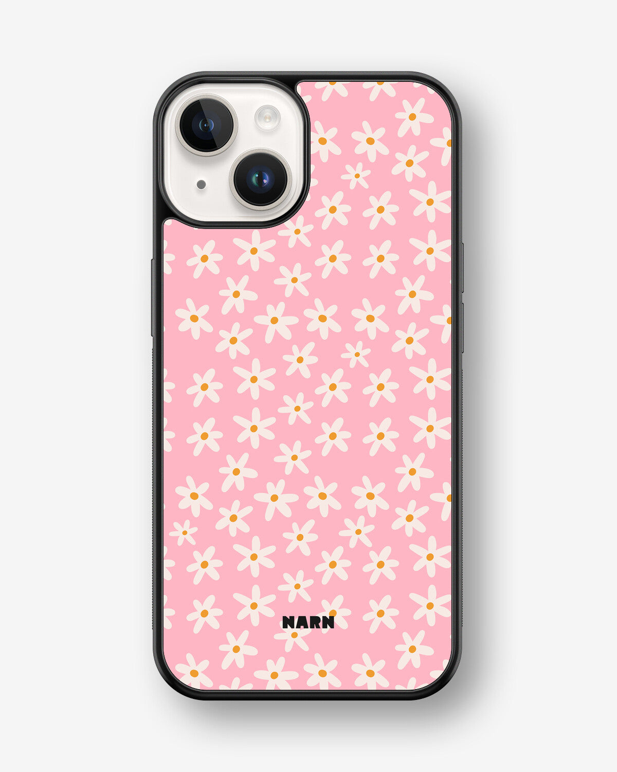 iPhone 14 Plus Hard Case – Pink Daisy - View 1