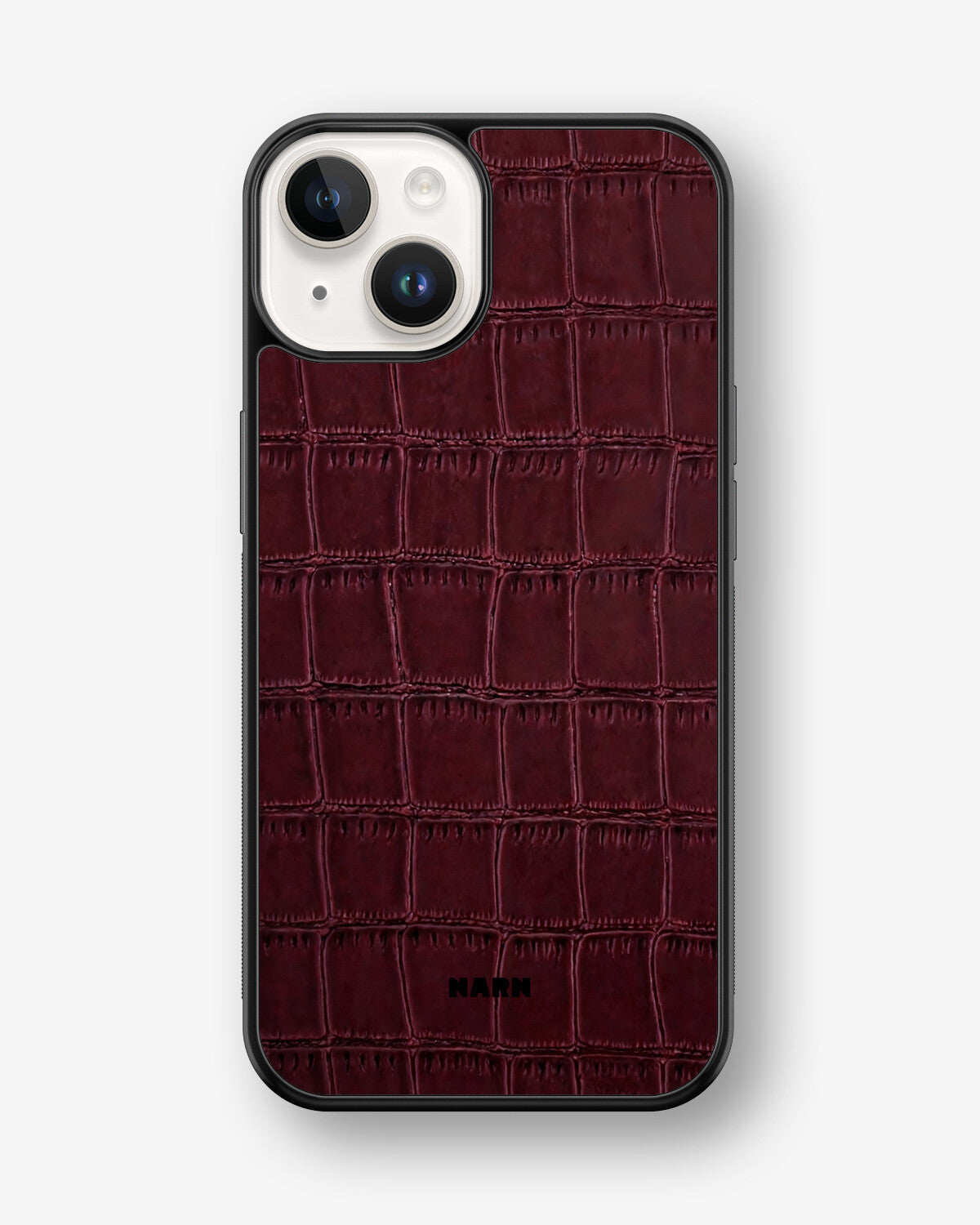 iPhone 14 Plus Hard Case – Rouge Croc - View 1