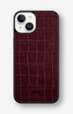 iPhone 14 Plus Hard Case – Rouge Croc - View 1