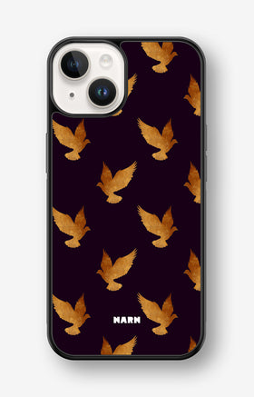 iPhone 14 Plus Hard Case – Royal Doves - View 1