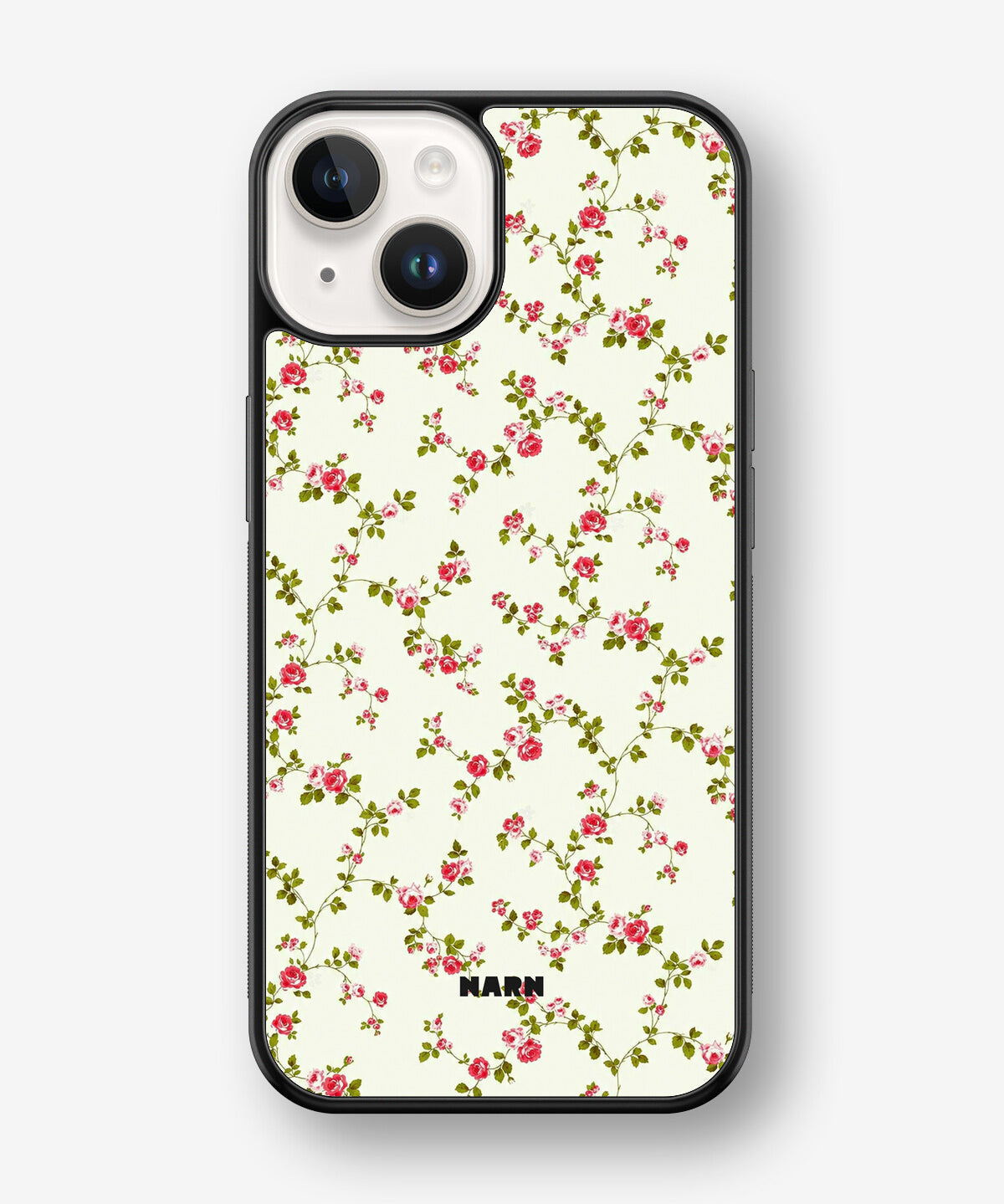iPhone 14 Plus Hard Case – Vintage Rose - View 1