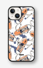 iPhone 14 Plus Hard Case – Apricot Sneakers - View 1