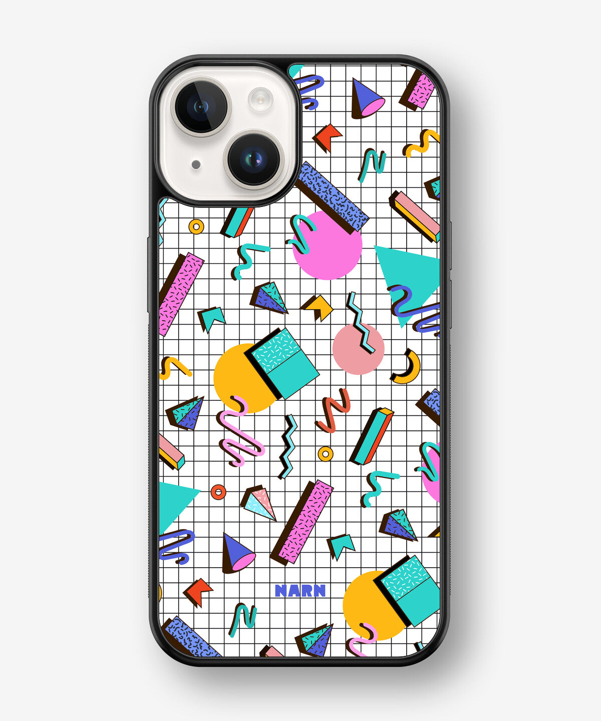 iPhone 14 Plus Hard Case – 80s Memphis - View 1