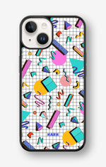 iPhone 14 Plus Hard Case – 80s Memphis - View 1