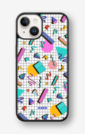 iPhone 14 Plus Hard Case – 80s Memphis - View 1