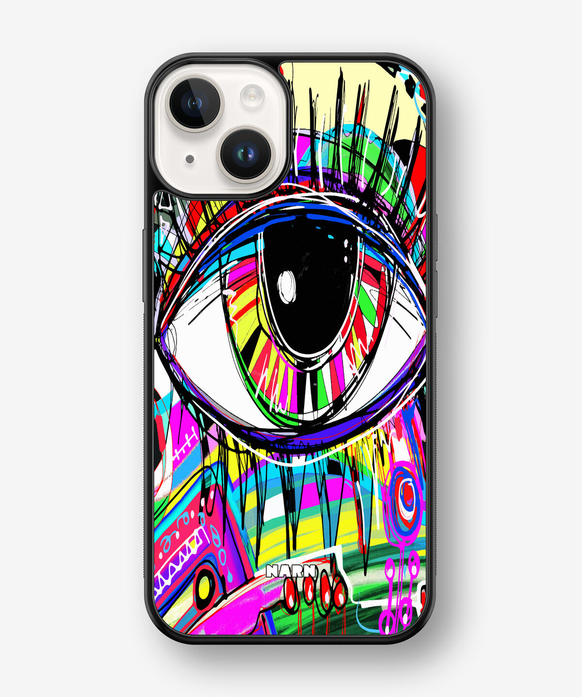 iPhone 14 Plus Hard Case – Abstract Eye - View 1