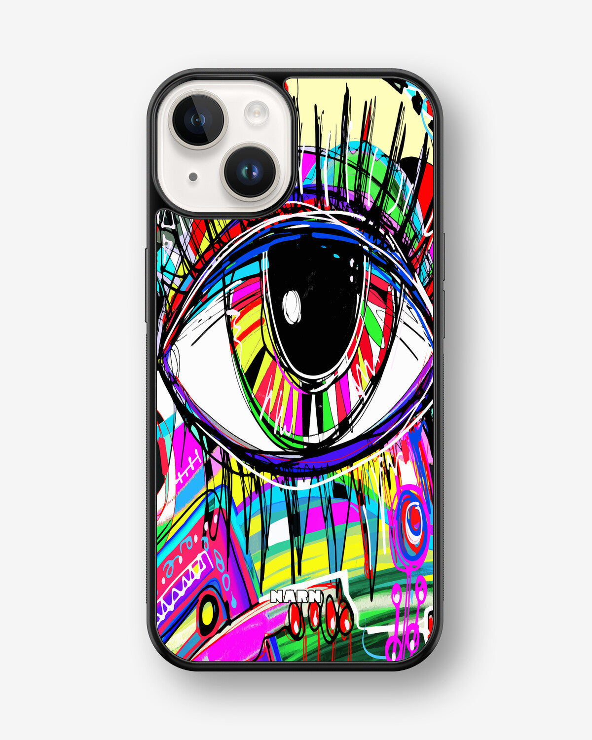 iPhone 14 Plus Hard Case – Abstract Eye - View 1