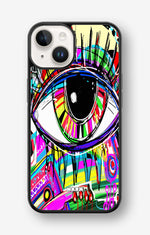 iPhone 14 Plus Hard Case – Abstract Eye - View 1