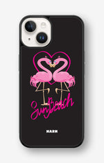 iPhone 14 Plus Hard Case – Beach Flamingo - View 1