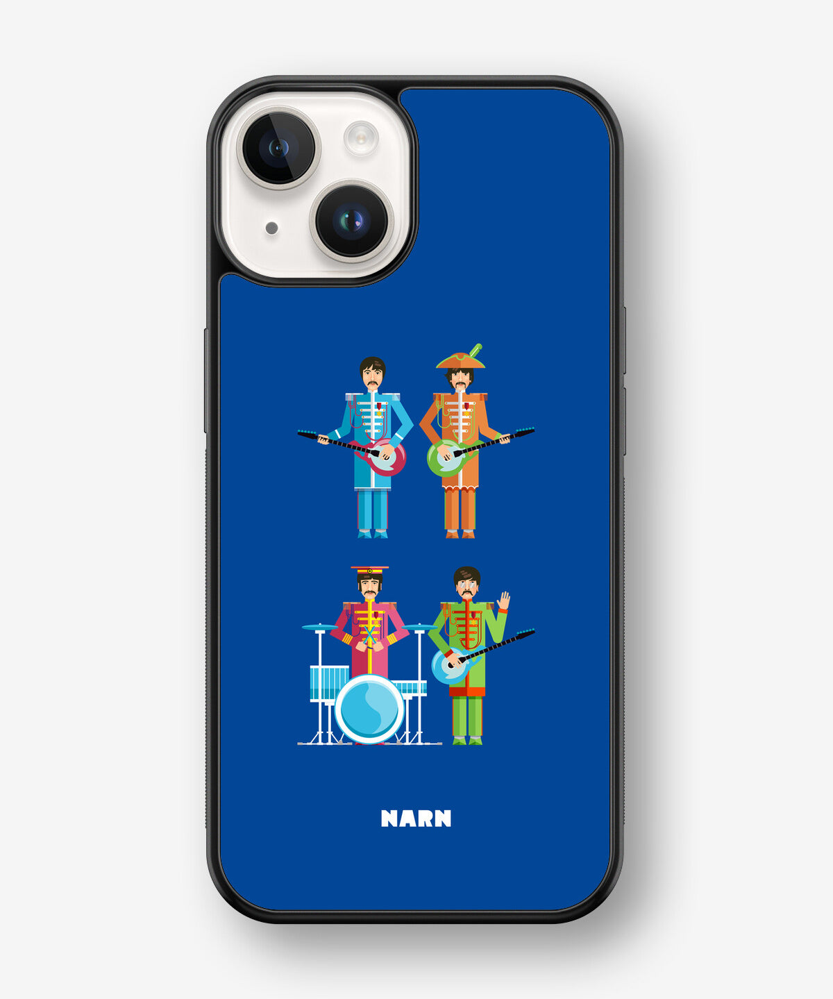iPhone 14 Plus Hard Case – Beatles Blue - View 1