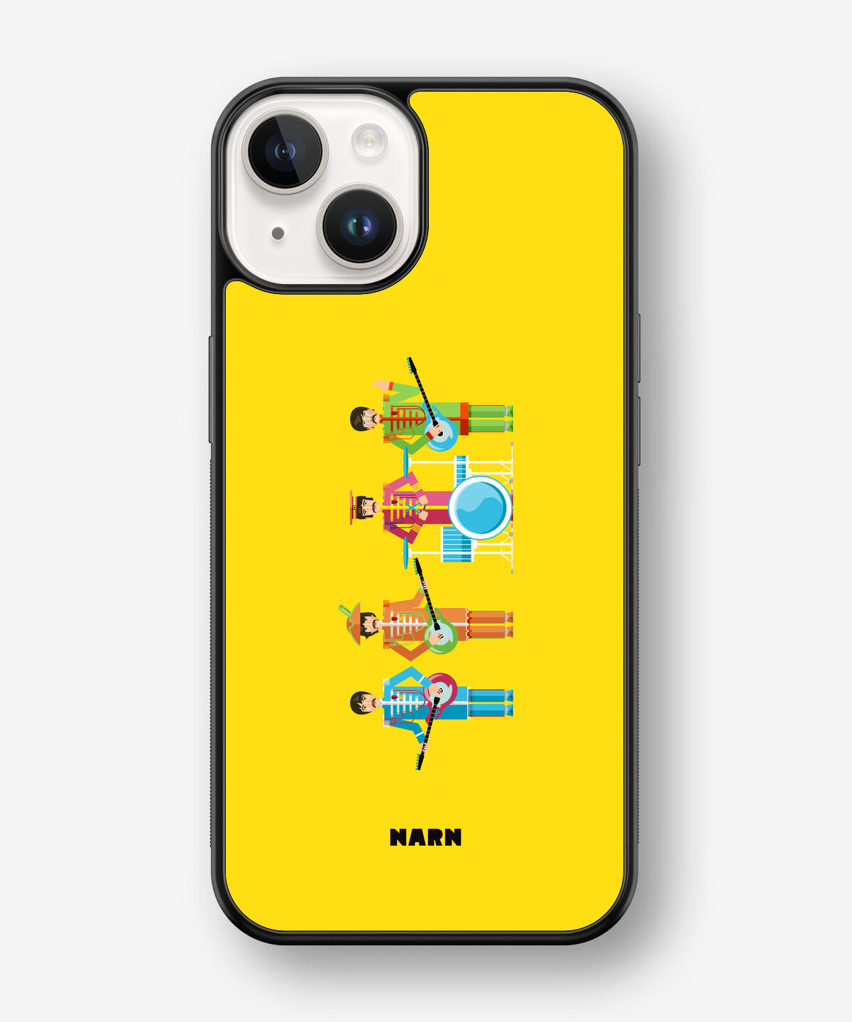 iPhone 14 Plus Hard Case – Beatles Yellow - View 1
