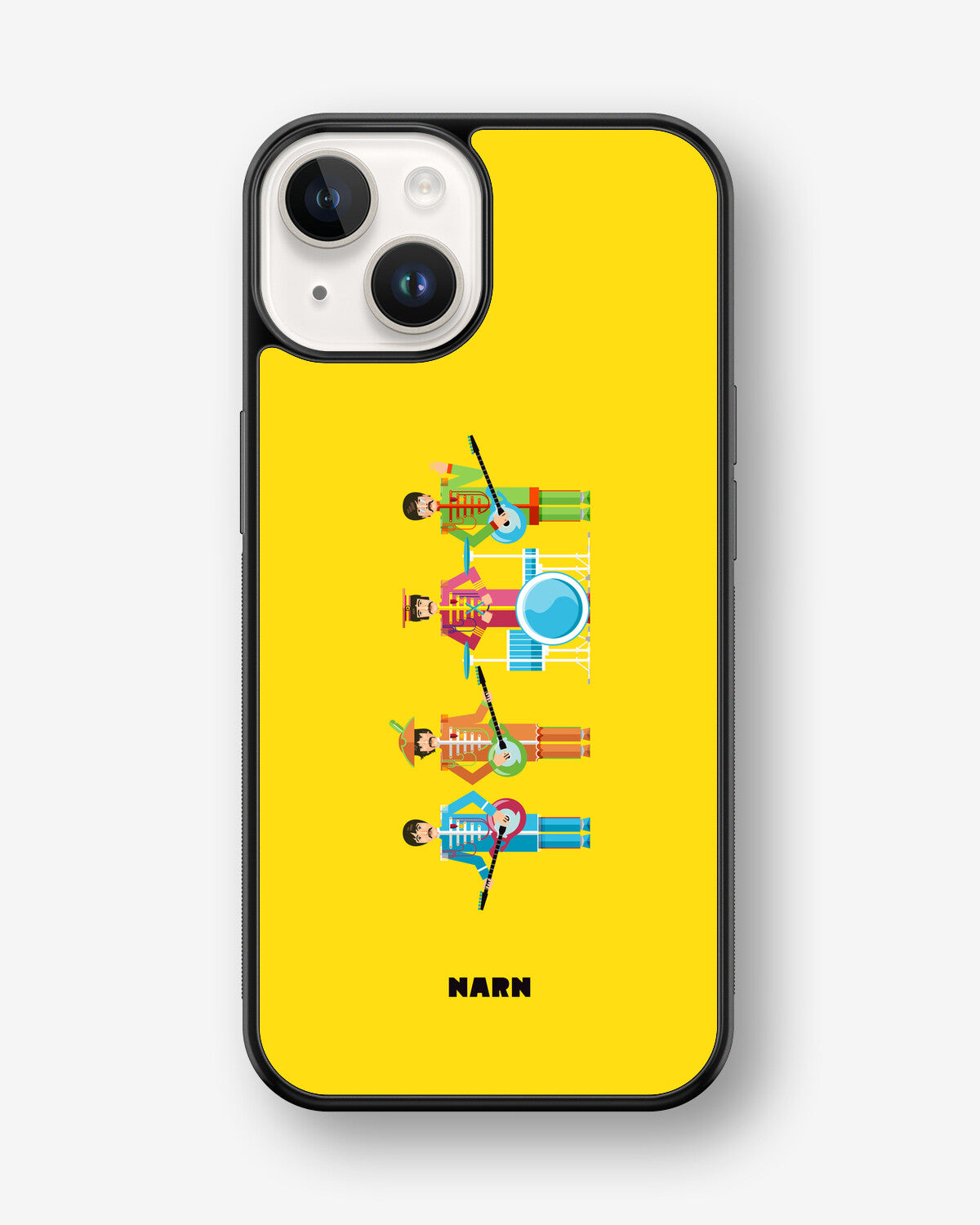 iPhone 14 Plus Hard Case – Beatles Yellow - View 1