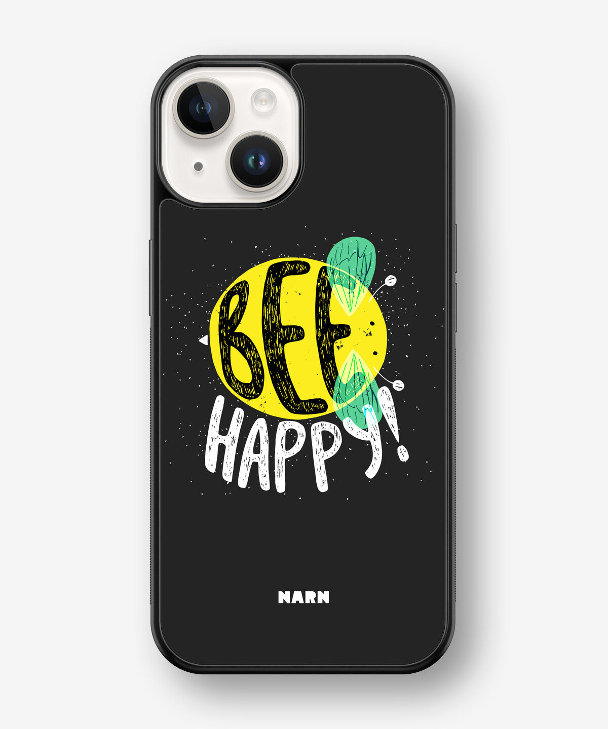 iPhone 14 Plus Hard Case – BEE Happy - View 1