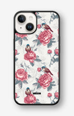 iPhone 14 Plus Hard Case – Birds Among Roses - View 1