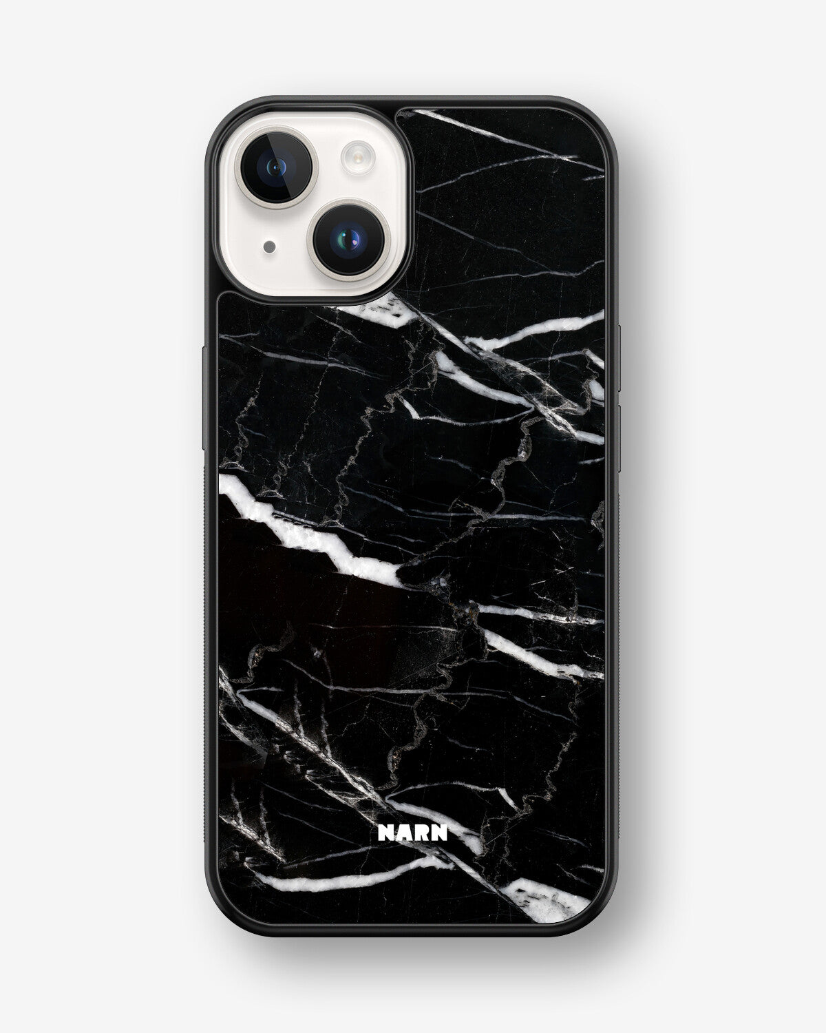 iPhone 14 Plus Hard Case – Black Marble - View 1
