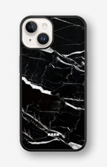iPhone 14 Plus Hard Case – Black Marble - View 1