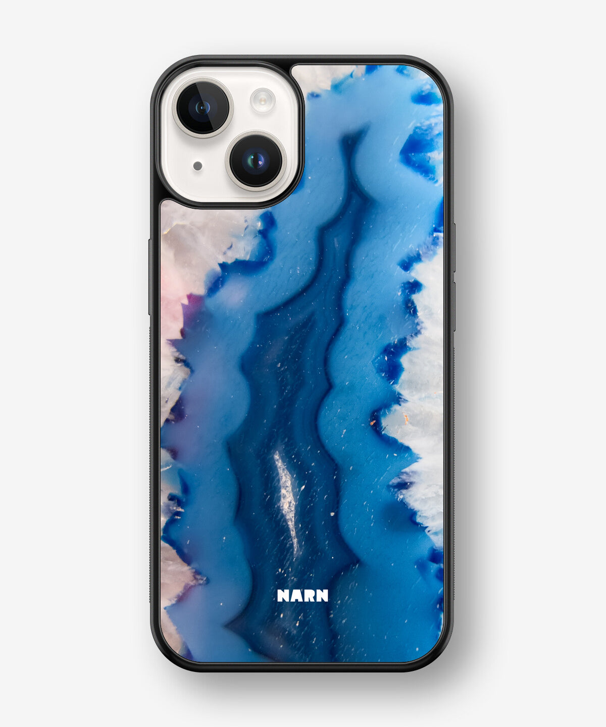 iPhone 14 Plus Hard Case – Blue Agate - View 1