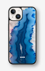 iPhone 14 Plus Hard Case – Blue Agate - View 1