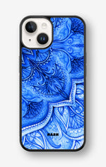 iPhone 14 Plus Hard Case – Blue Vintage - View 1