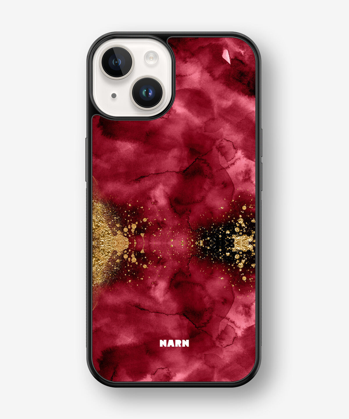 iPhone 14 Plus Hard Case – Burgendy Shimmer - View 1