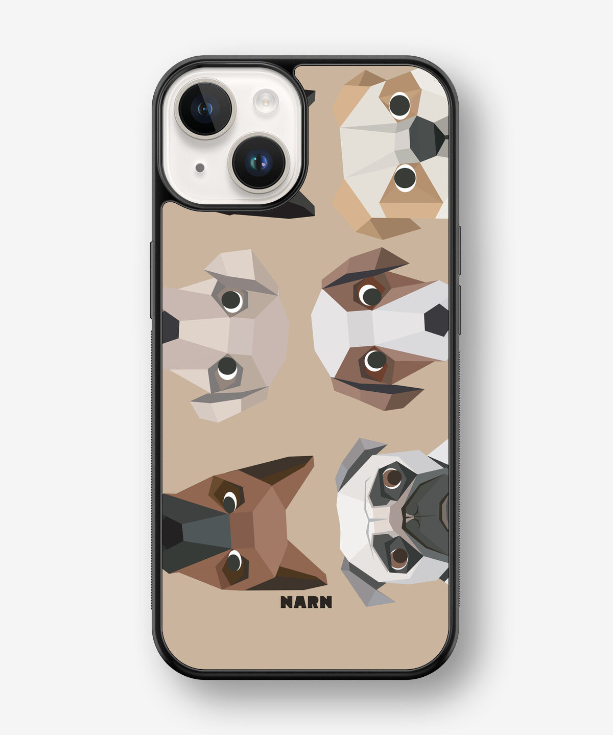 iPhone 14 Plus Hard Case – Cute Dogs - View 1