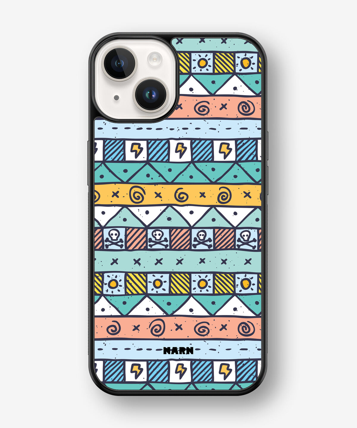 iPhone 14 Plus Hard Case – Cute Pattern - View 1