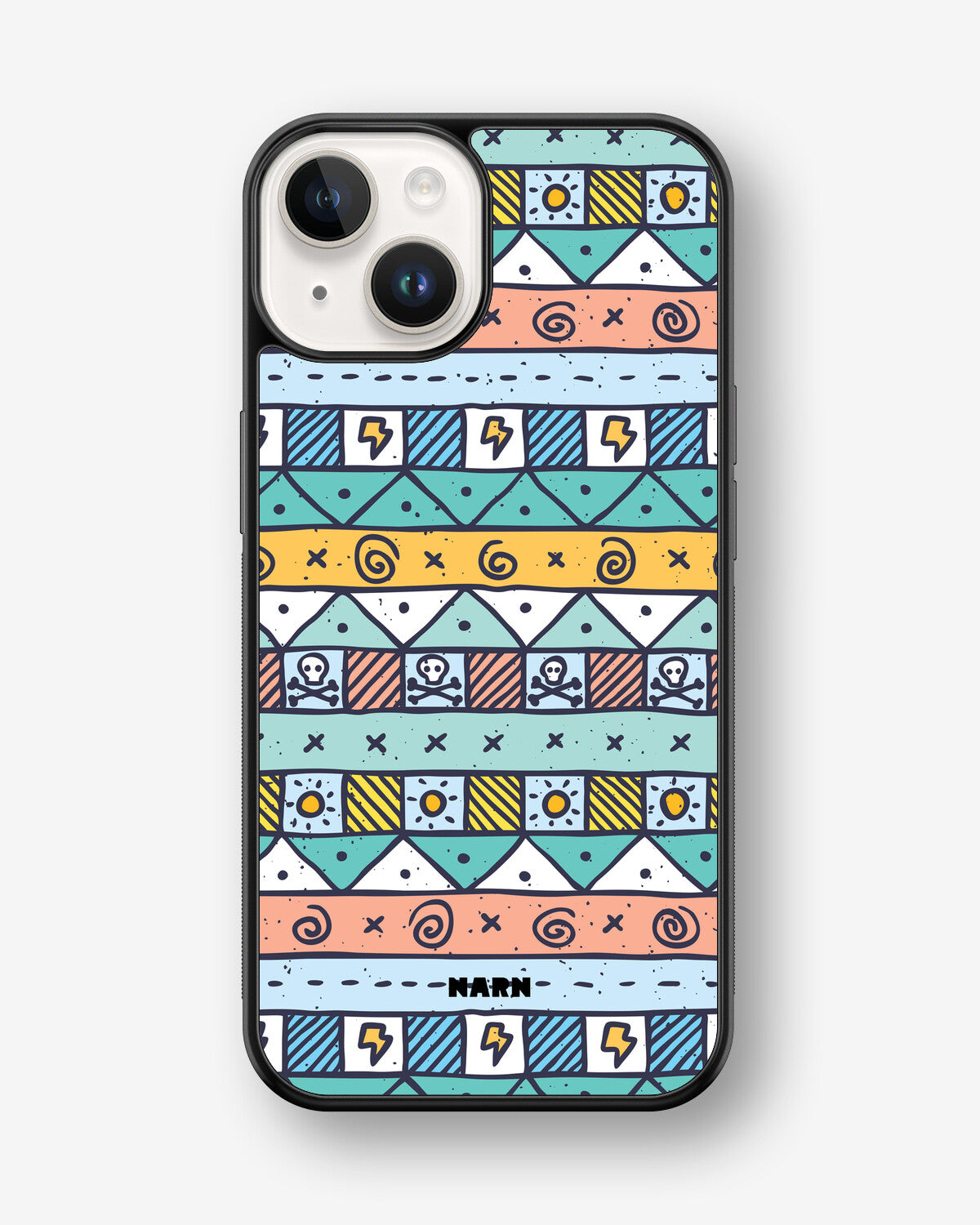 iPhone 14 Plus Hard Case – Cute Pattern - View 1