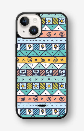 iPhone 14 Plus Hard Case – Cute Pattern - View 1