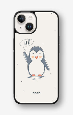 iPhone 14 Plus Hard Case – Cute Penguin - View 1