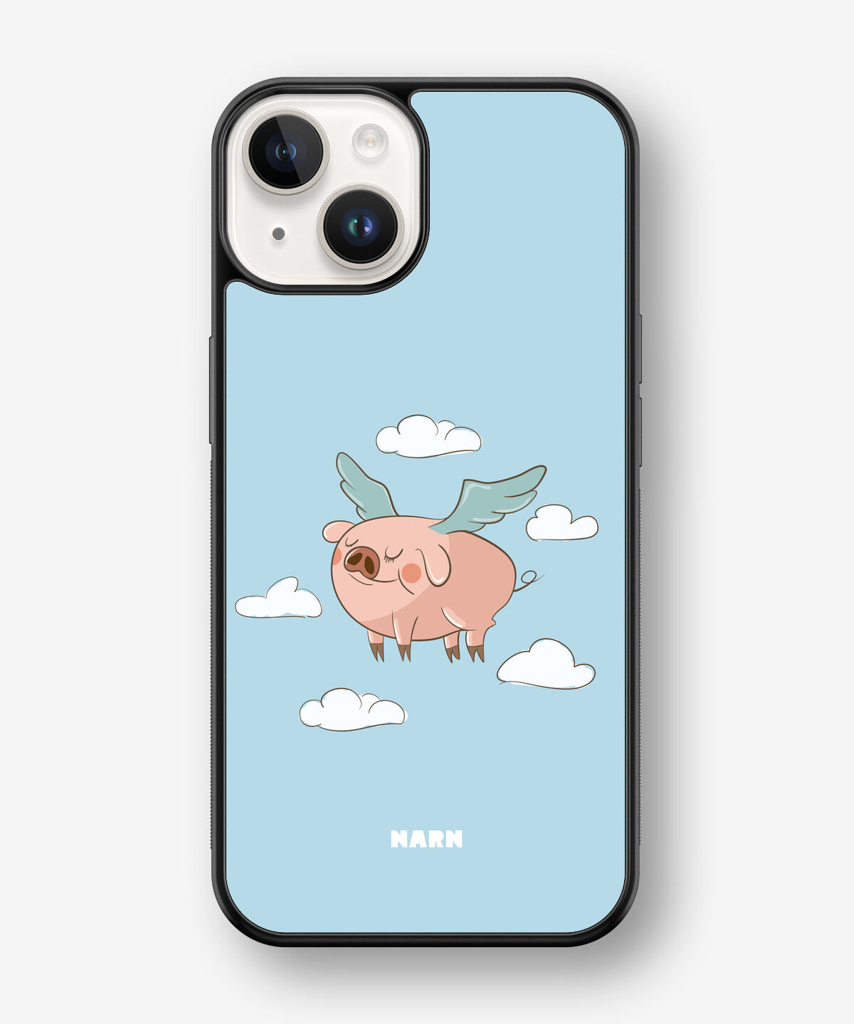 iPhone 14 Plus Hard Case – Dreamy Pig - View 1