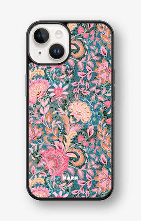 iPhone 14 Plus Hard Case – Fantasy Flowers - View 1