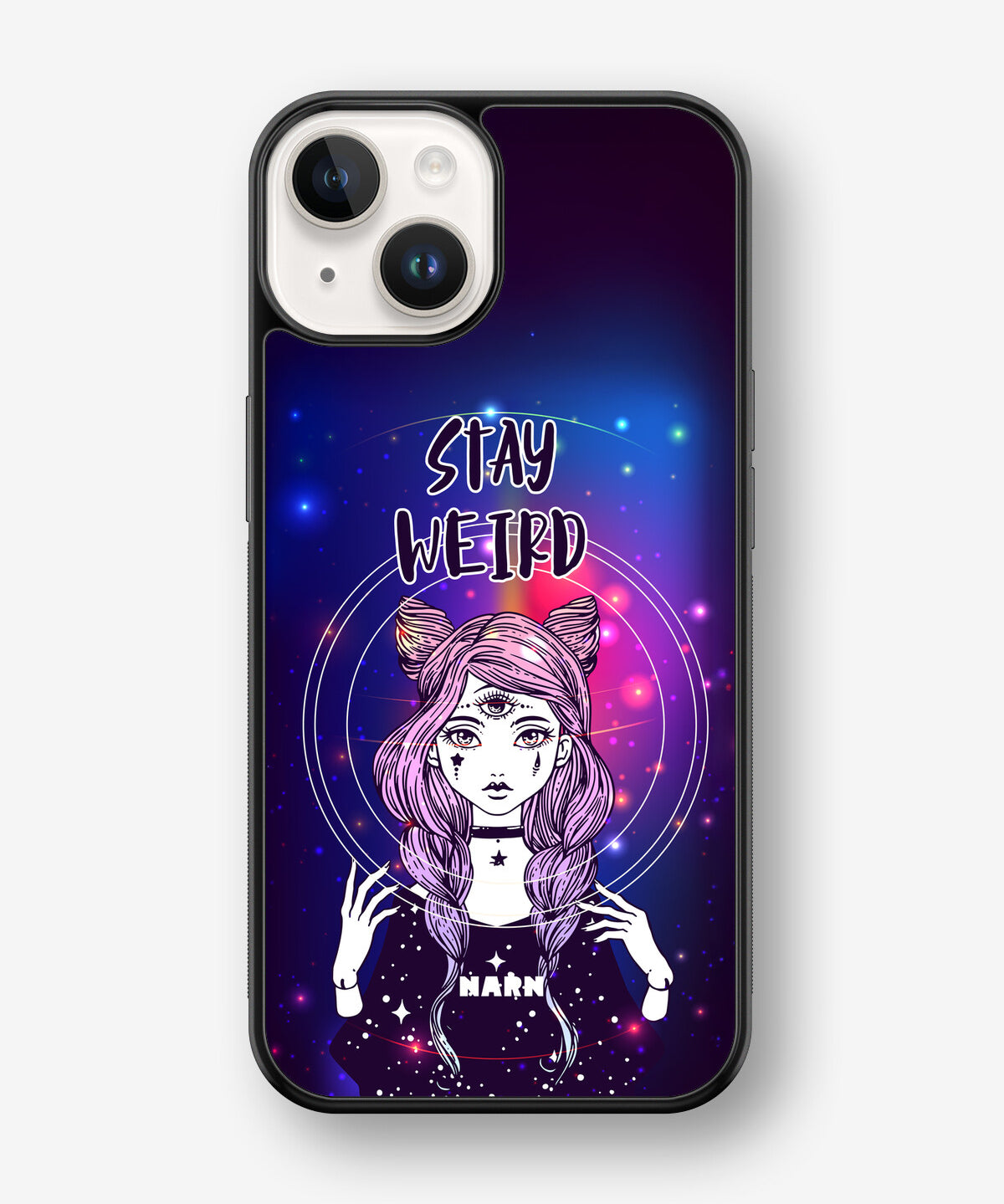 iPhone 14 Plus Hard Case – Galactic Weird - View 1
