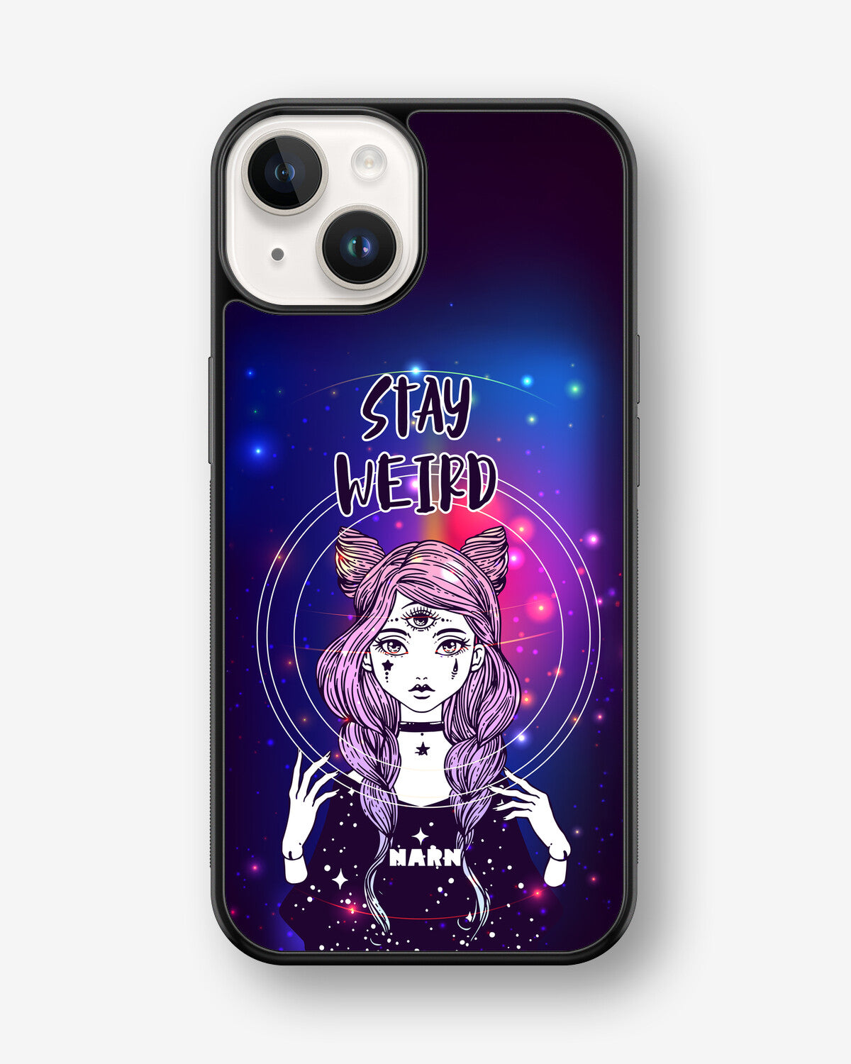 iPhone 14 Plus Hard Case – Galactic Weird - View 1