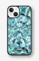 iPhone 14 Plus Hard Case – Green Crystals - View 1
