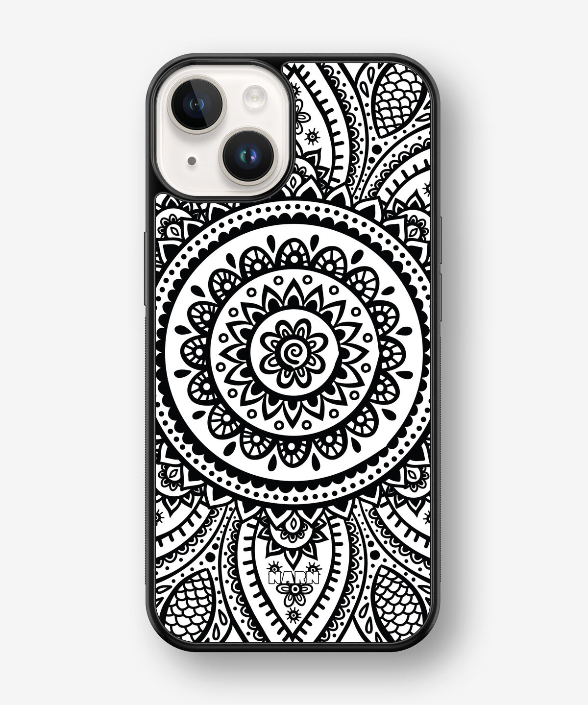 iPhone 14 Plus Hard Case – Henna Mandala - View 1