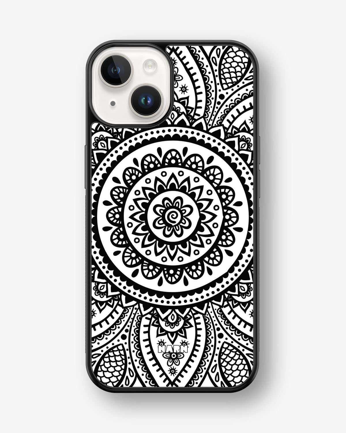 iPhone 14 Plus Hard Case – Henna Mandala - View 1