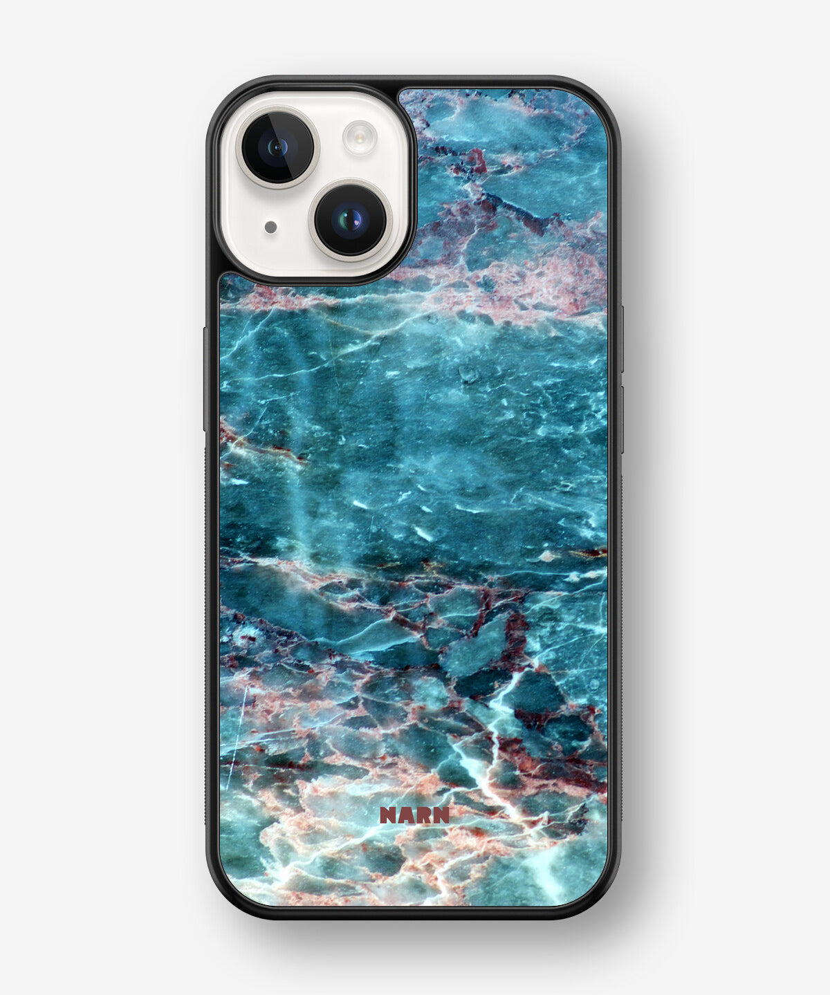iPhone 14 Plus Hard Case – Icy Marble - View 1