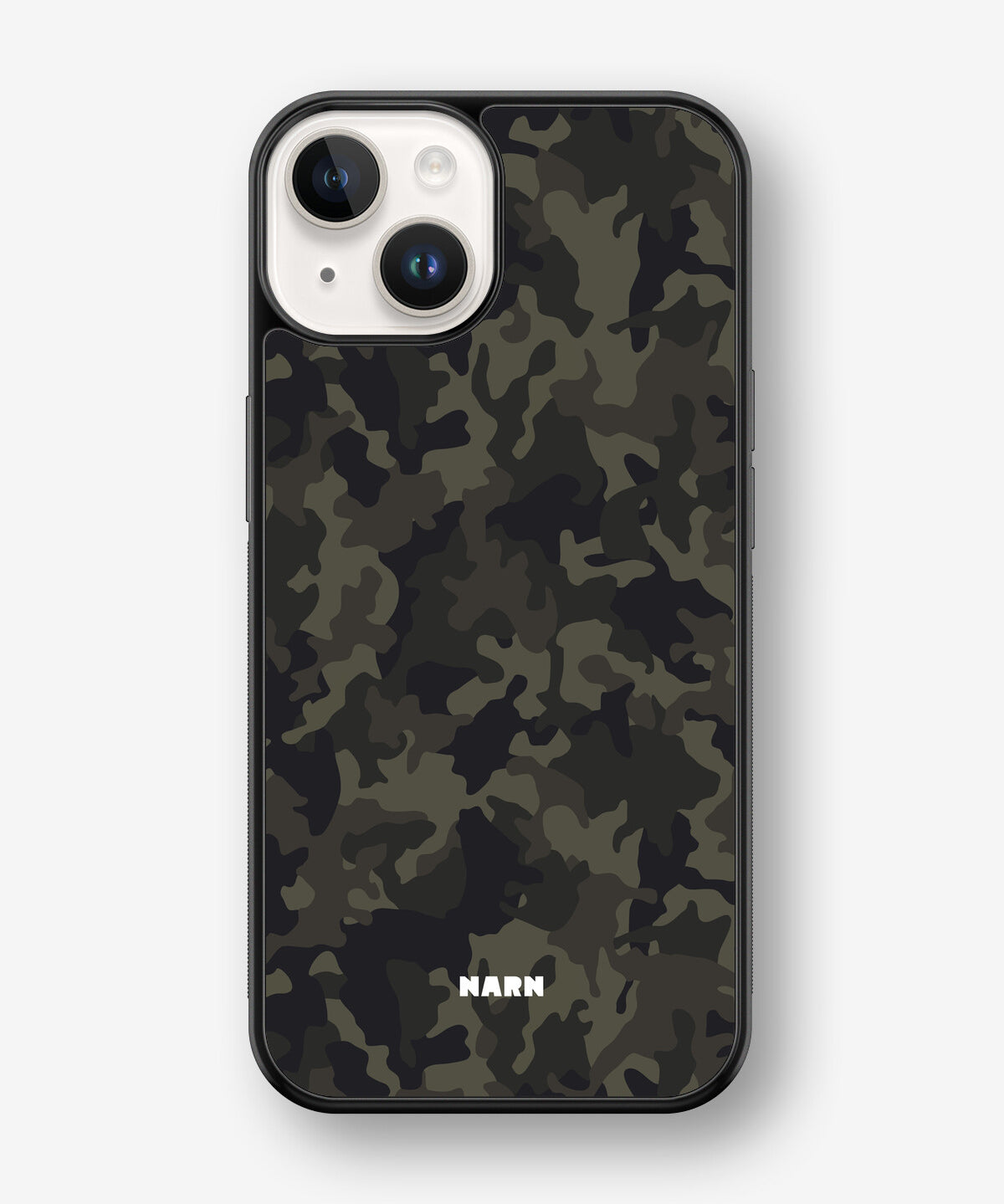 iPhone 14 Plus Hard Case – Jungle Green Camo - View 1