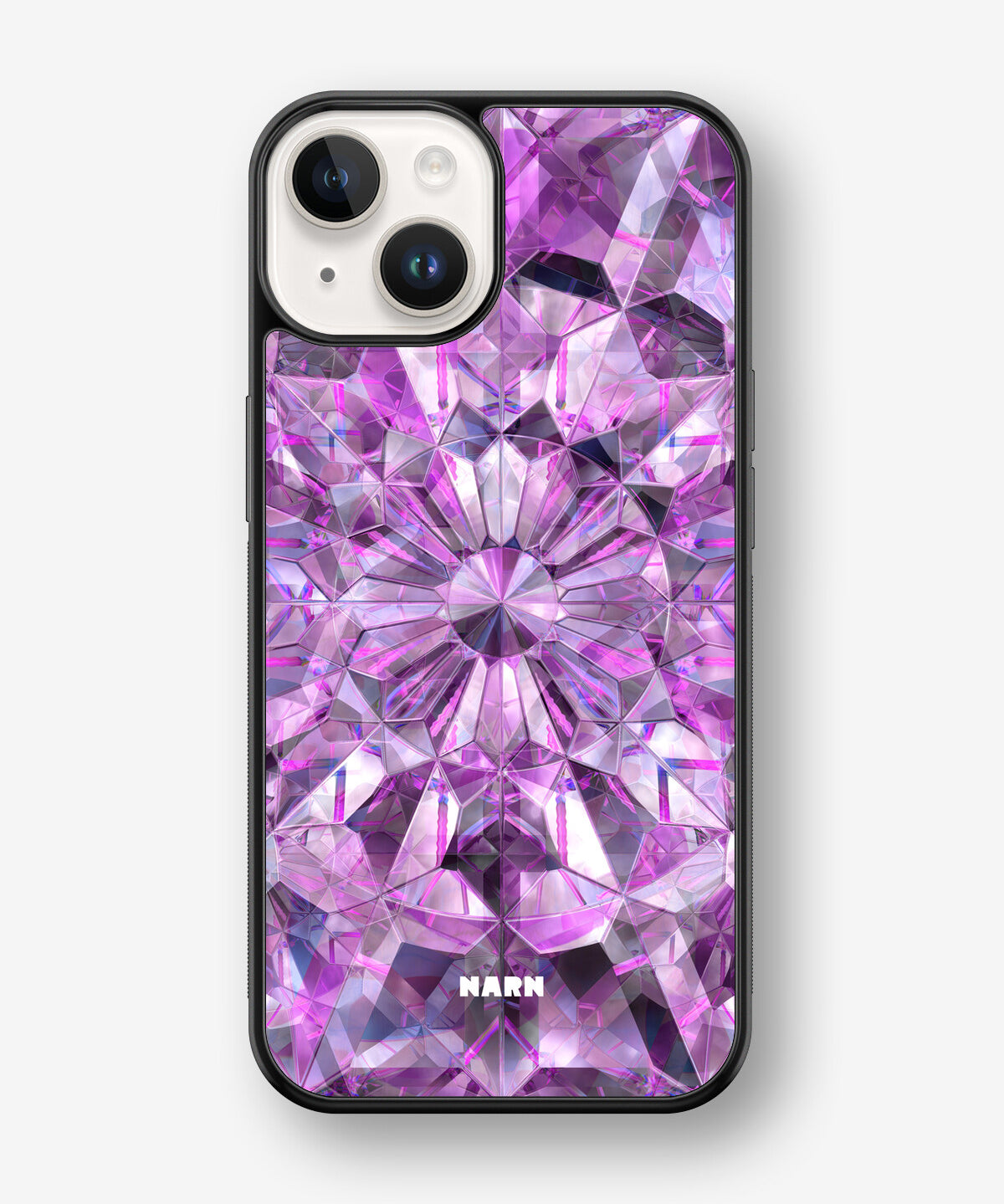 iPhone 14 Plus Hard Case – Lavender Crystals - View 1