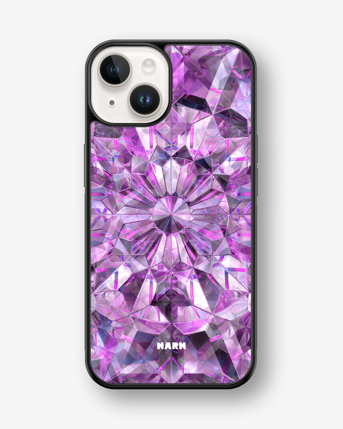 iPhone 14 Plus Hard Case – Lavender Crystals - View 1